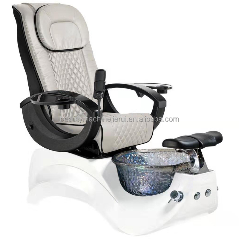 Salon furniture spa manicure pedicure massage chair plumbing pink pedicure chair