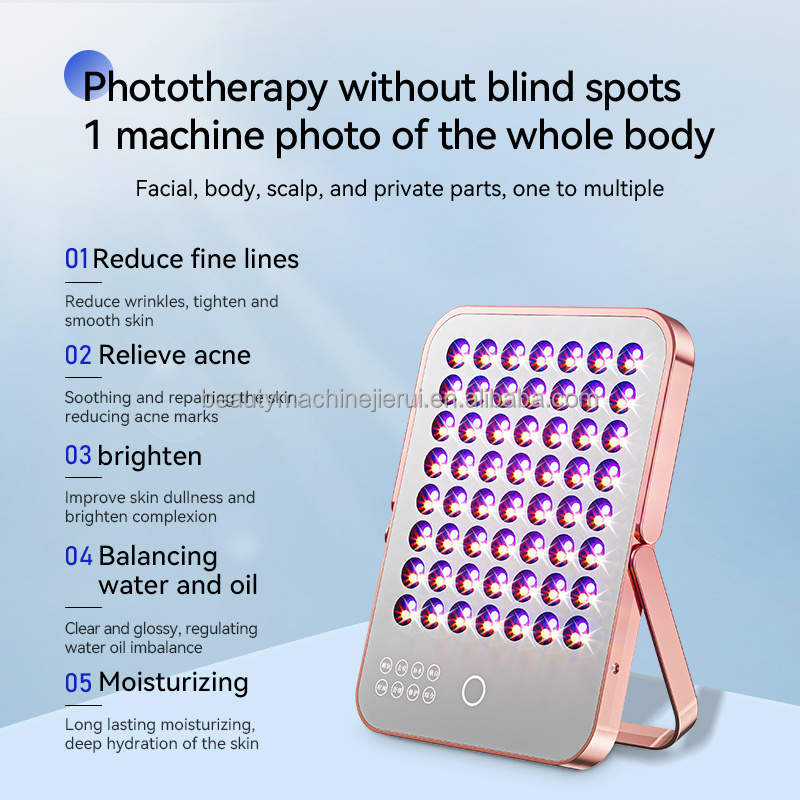 Home Use Face body Beauty LED Light Phototherapy635nm 465nm 595nm 940nm Red Light Therapy Panel