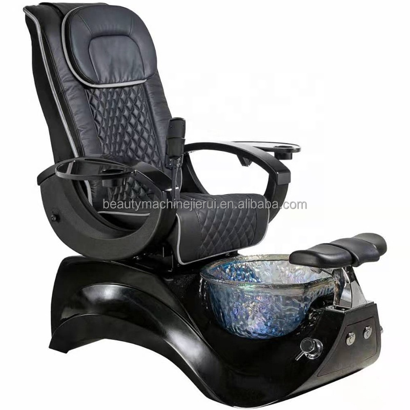 Salon furniture spa manicure pedicure massage chair plumbing pink pedicure chair