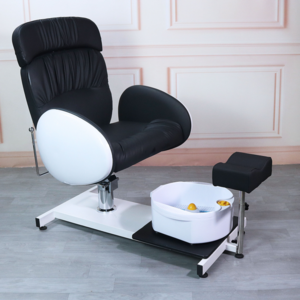 Black Pink Pedicure Spa Spa de pedicura Chair for Nail and Foot Bath Shop Beauty Salon Foot Massage Chair