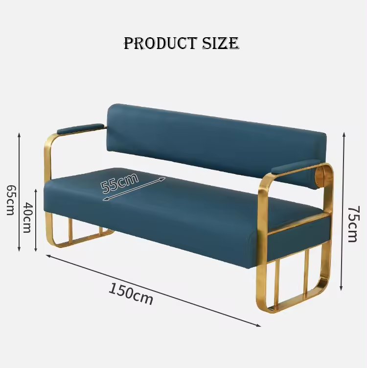 Beautiful Waiting Chair Furniture With Back Used Salon Shop Waiting Room Chairs For Sale