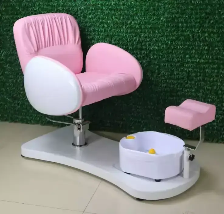 Black Pink Pedicure Spa Spa de pedicura Chair for Nail and Foot Bath Shop Beauty Salon Foot Massage Chair