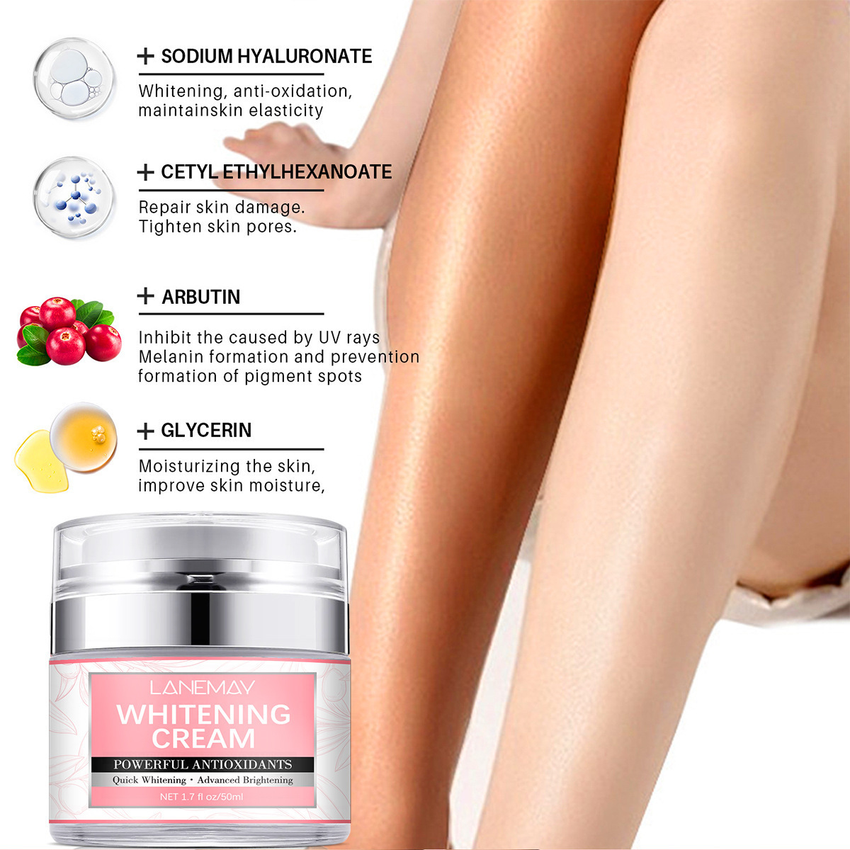 wholesale fast  permanent vagina armpit underarm body intimates skin whitening cream for dark skin