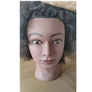 2024New !  doll head real hair afro mannequin head with afro hair for hairdressers training