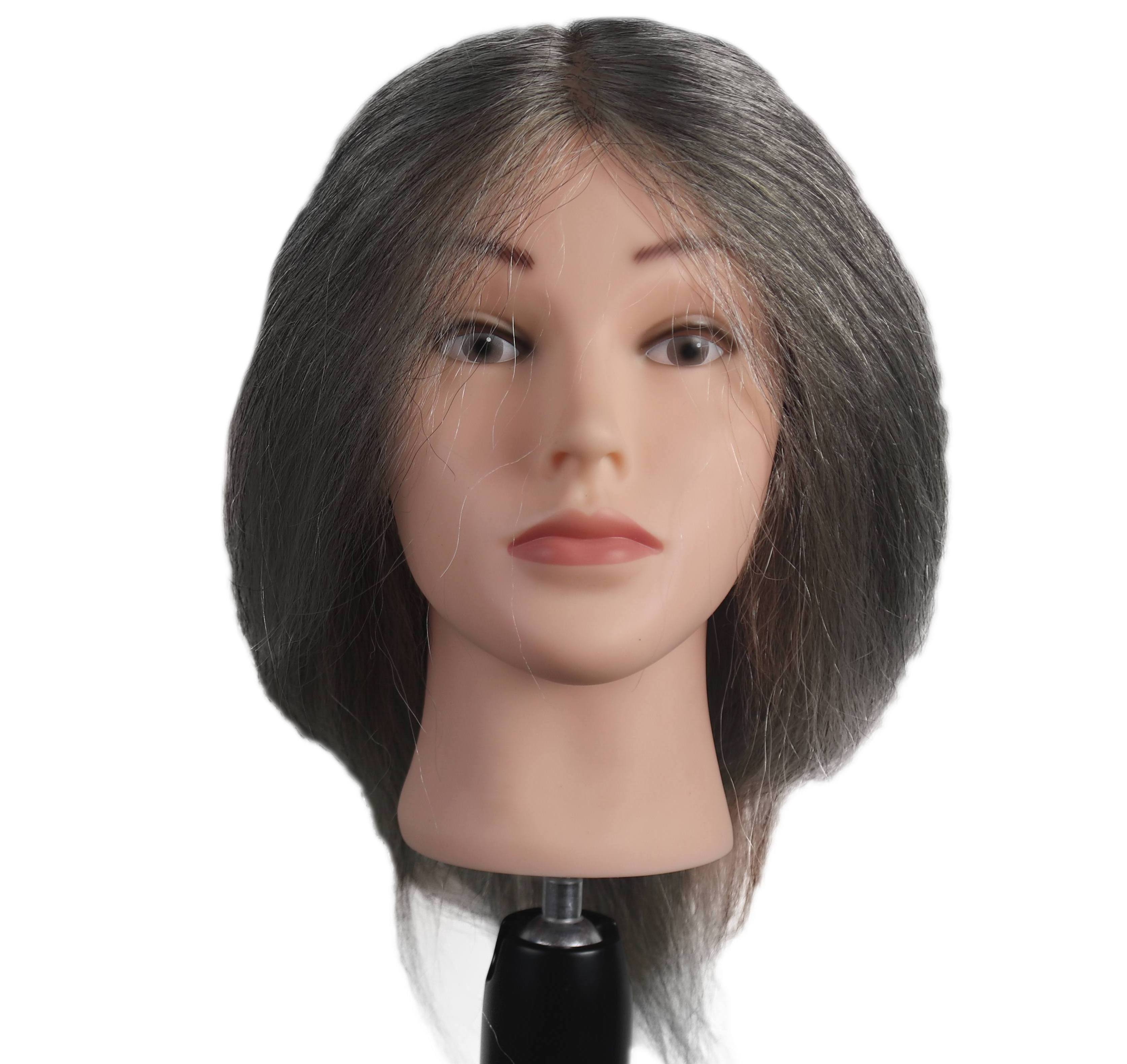 Wholesale dummy doll head practice with human hair training mannequin head with factory price