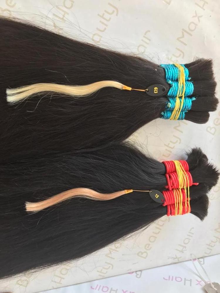 South America Popular Remy Human Hair Bulk Raw Hair Materials