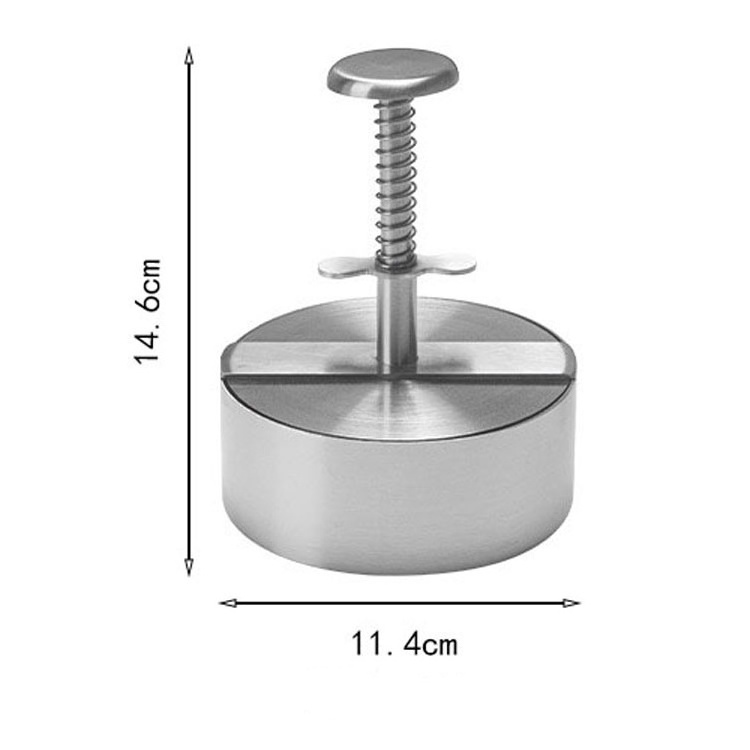 Custom Logo Perfect Edge Small Kitchen Tools Hamburger Burger Meat Press Machine