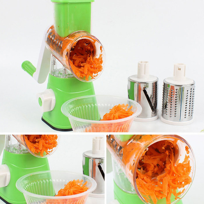 2023 Hot Sell Kitchen Accessories Gadgets Manual Rotary Cheese Grater Vegetable Cutter Potato Multifunctional Vegetable Chopper