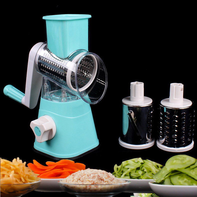 2023 Hot Sell Kitchen Accessories Gadgets Manual Rotary Cheese Grater Vegetable Cutter Potato Multifunctional Vegetable Chopper