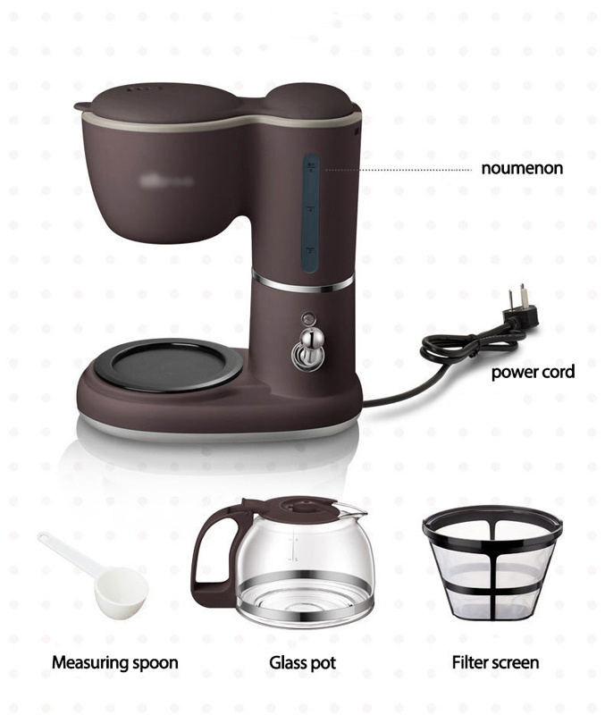 Wholesale American Household 600ml Mini Stovetop Coffee Maker Coffeemaker Cup Coffee Maker Machine Drip For 5 Cups