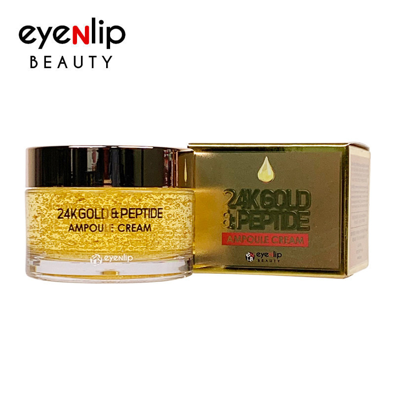 [EYENLIP] 24K Gold & Peptide Ampoule Cream 50g (Weight : 138g) - Korean Cosmetics