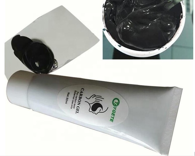 Deep Cleaning Treatment Black Carbon Gel 80g For Nd Yag Pico Laser Machine Brighten Skin Shrink Whitening Carbon Peeling Cream