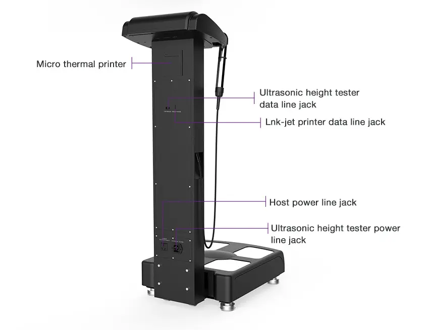 Body Fat Analysis Machine Body Scanners 270 770 3d Full Body Composition Analyzer With Printer