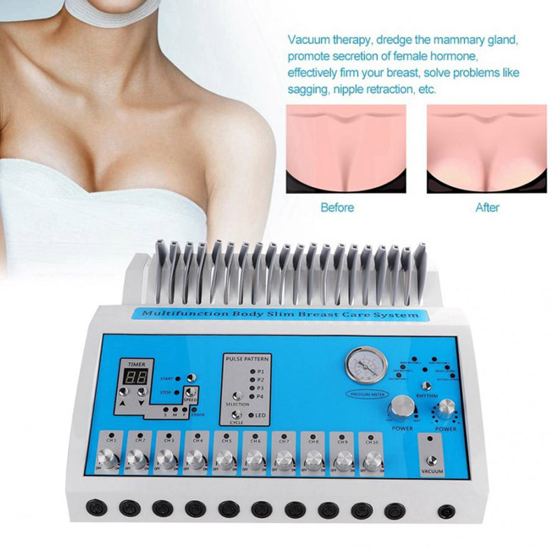 2 in 1 Microcurrent BIO Massager Breast Enlargement body shaping machine ems slimming breast massager