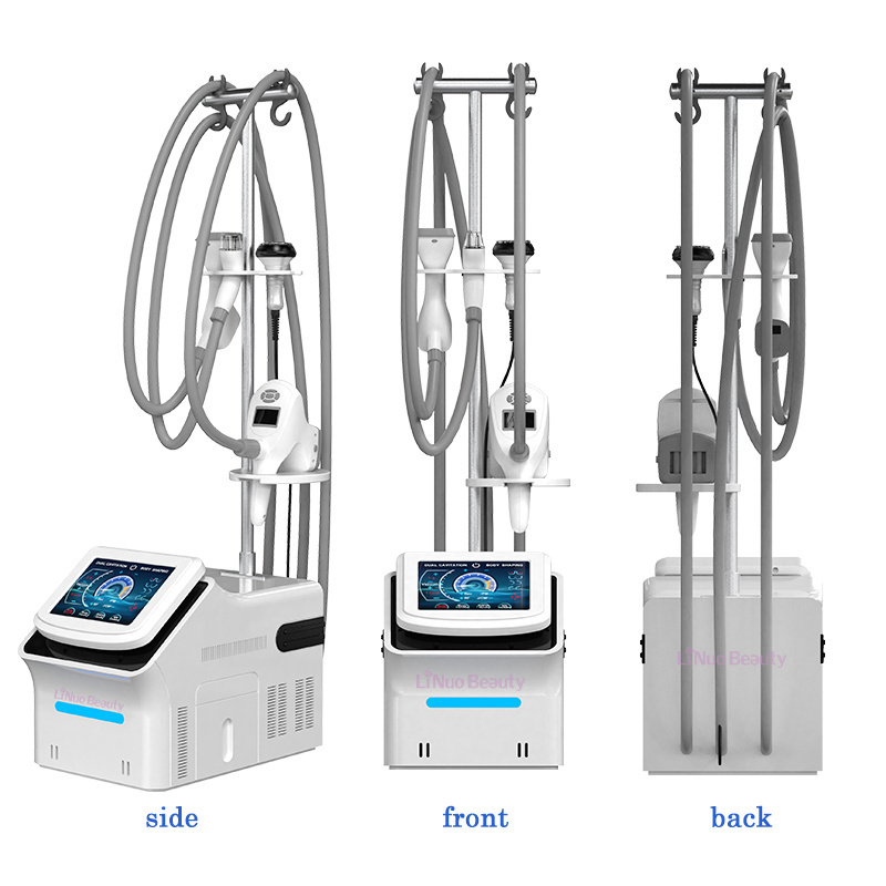 Vacuum Roller 4 Handles Cavitation System Fat RF Body Fat Loss 80k 40k 30k 25k 30 khz Cavitation Machine Cellulite Machine