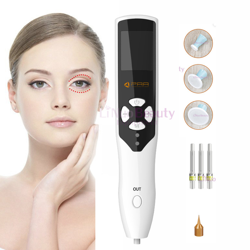 2024 2 In 1 Skin Tag Mole Removal Jet Cold Plasma Pen For Skin Tightening Professional Plasma Lifting Ozone Machine Tips Device