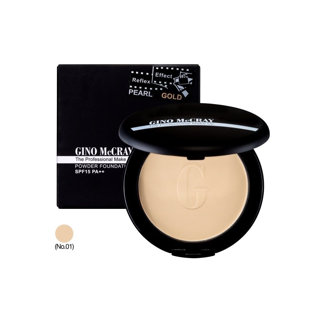 Gino Mccray The Professional Make Up Powder Foundation Spf15 Pa++ Good For All Skin Type Premium Cosmetics