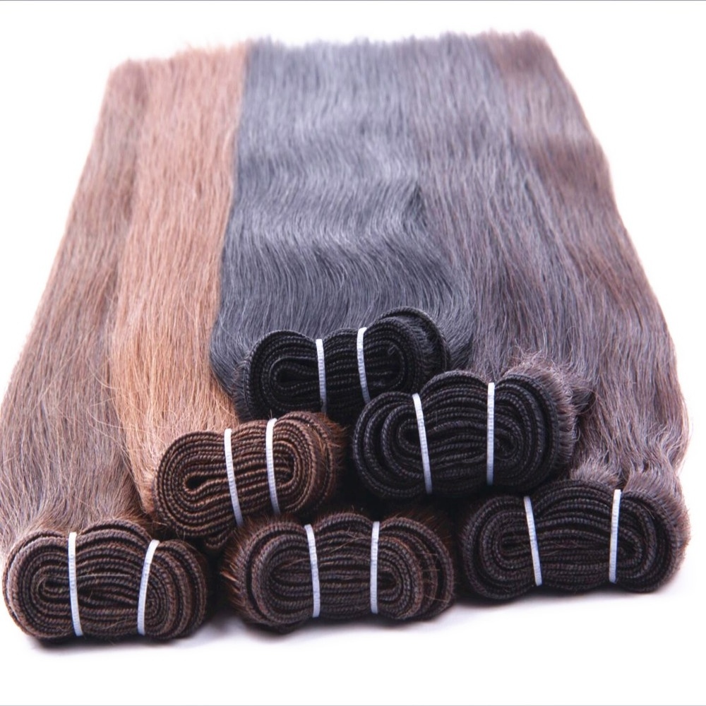 Beauty Stage Hair Products, European Remy Virgin Human Hair Extension Machine Weft Hand Tied Weft