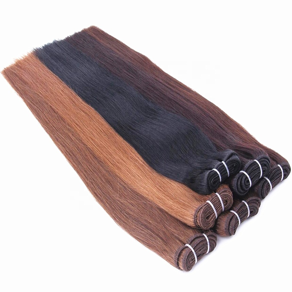 Beauty Stage Hair Products, European Remy Virgin Human Hair Extension Machine Weft Hand Tied Weft