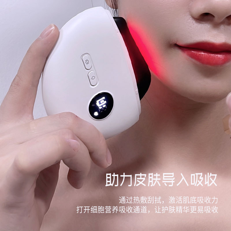 Led Gua Sha 5 In 1  Gua Sha Galvanic Scraping Massager Face Sculpting Tool Beauty Equipment For Face