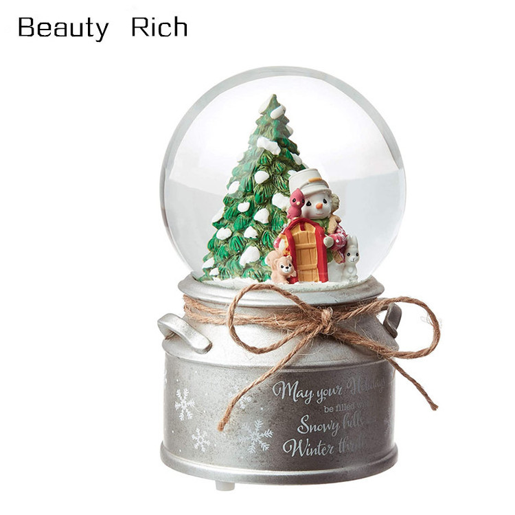 May Your Holidays Be Filled with Winter Thrills 10th Annual Snowman Resin and Glass Snow Globe 191101 Waterball, One  Snow Globe