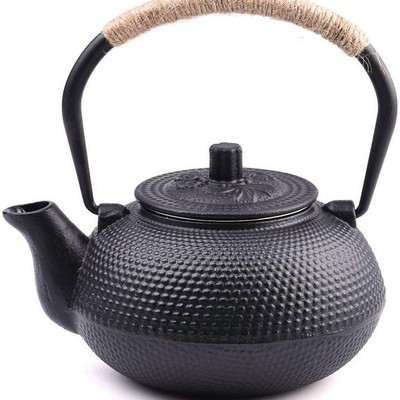 ceramic tea kettle Workshop Japanese Tetsubin Cast Iron Teapot Tea Kettle pot with Stainless Steel Infuser for Stovetop Safe