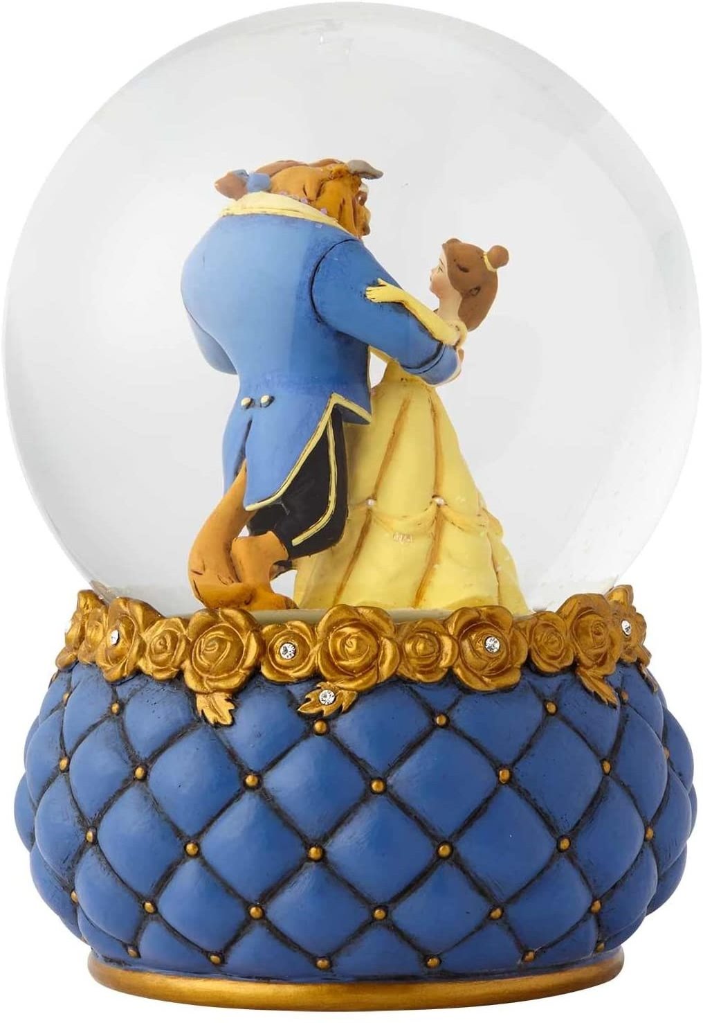 Showcase Beauty Belle and Beast Stone Resin Waterball Multicolor