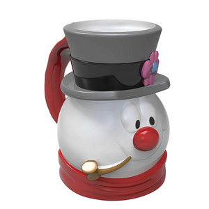 Frosty the Snowman Frosty Unique 3D Character Sculpted Ceramic Coffee Mug, Collectible Keepsake and Wonderful Coffee Mug 15 oz