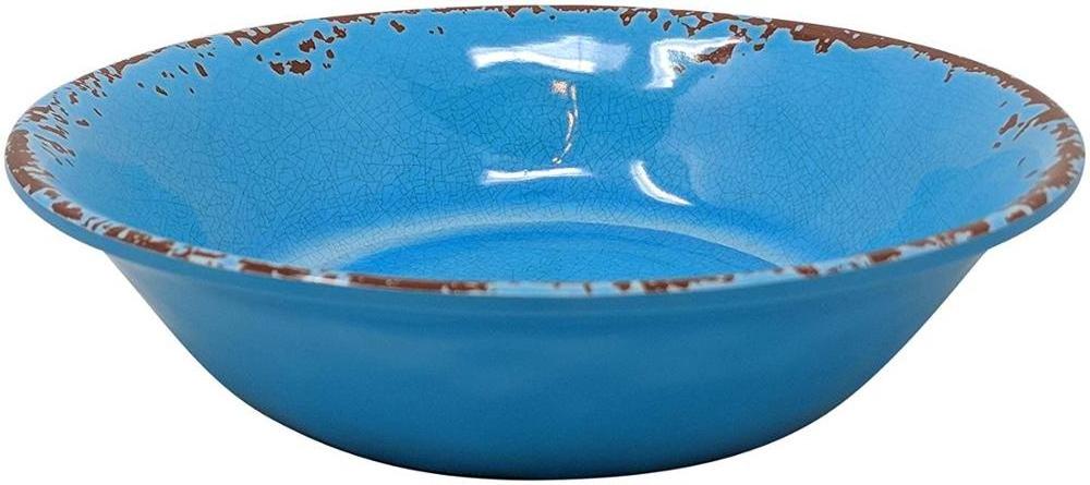 antique dinner set ceramic Home 12 Piece Rustic Farmhouse Melamine Dinnerware Set, Service for 4 (Easter Egg Blue) Color:Easter