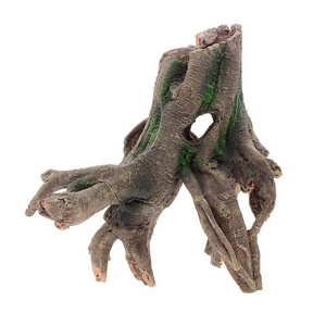 Polyresin/resin tree root ornaments Resin Stylish Driftwood Aquarium Fish Tank Tree Root Decoration Ornament