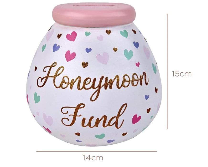 ceramic money jars Break to Open Piggy Bank| Money Saving Jar for Travel or Vacation | Functional Couple Wedding Gift Ceramic