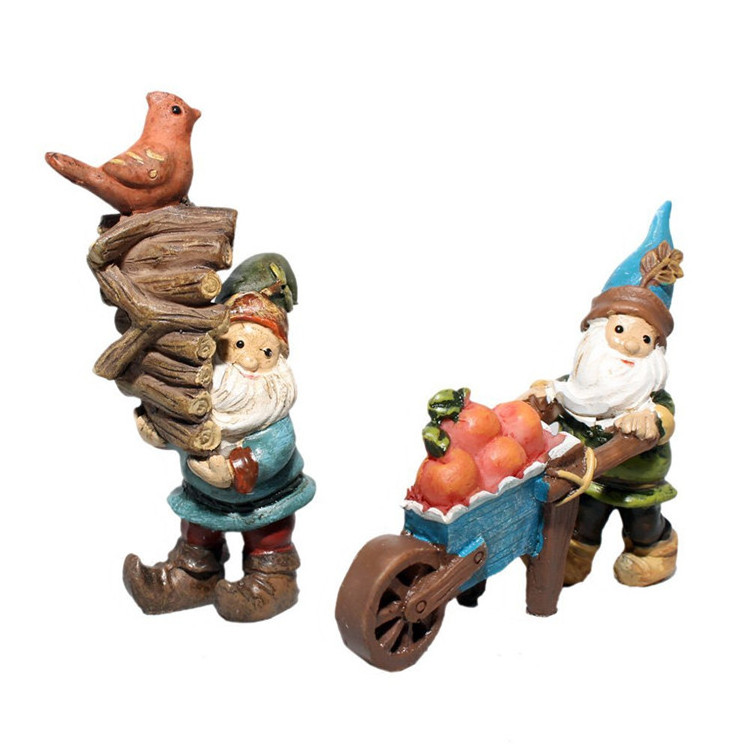 Hot Sale Personalized Handmade Polyresin wholesale garden gnomes mini