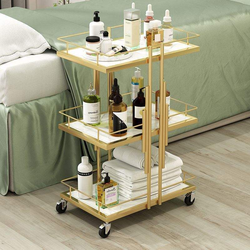 NEW Design Hair Salon Trolley Nail Shop Trolley Beauty Trolley with Lockable Wheels ZY-818