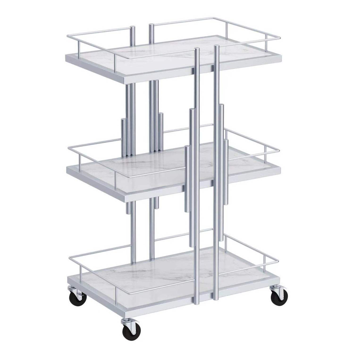 NEW Design Hair Salon Trolley Nail Shop Trolley Beauty Trolley with Lockable Wheels ZY-818