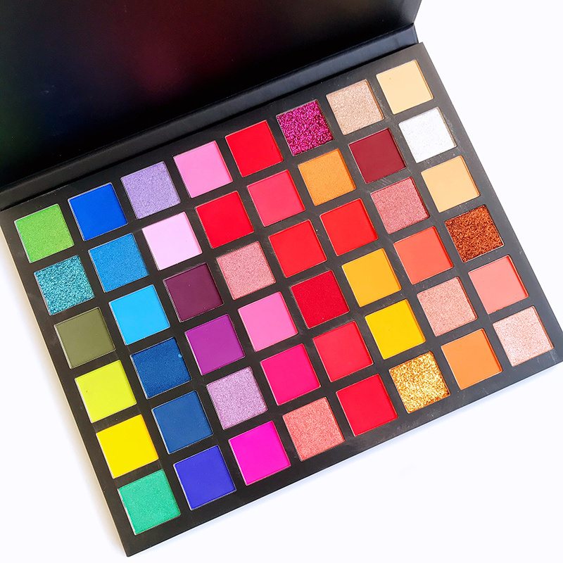 Colorful bulk eyeshadow makeup no logo high pigment eyeshadow palette