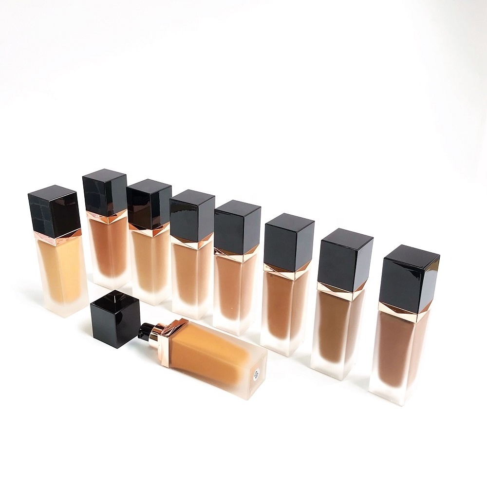 Cosmetics products waterproof makeup whitening liquid foundation dark people liquid foundation