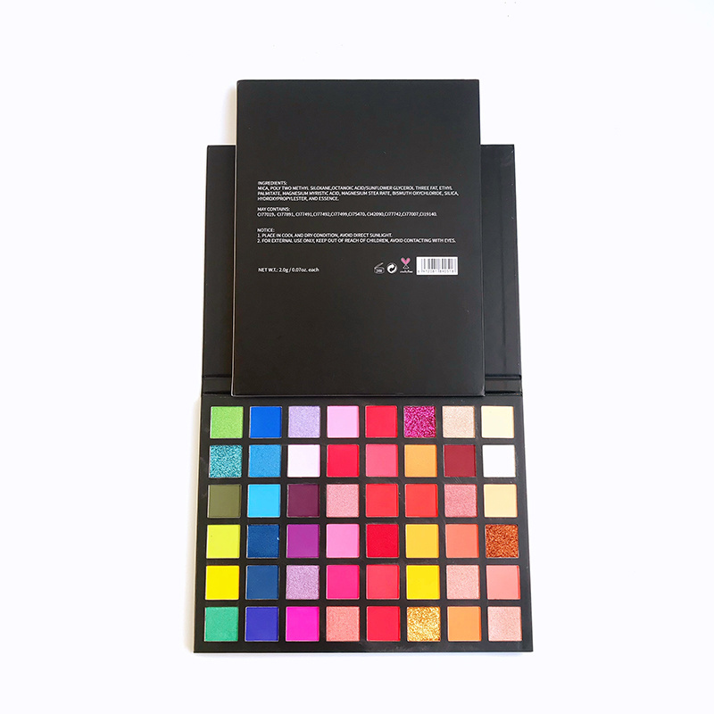 Colorful bulk eyeshadow makeup no logo high pigment eyeshadow palette