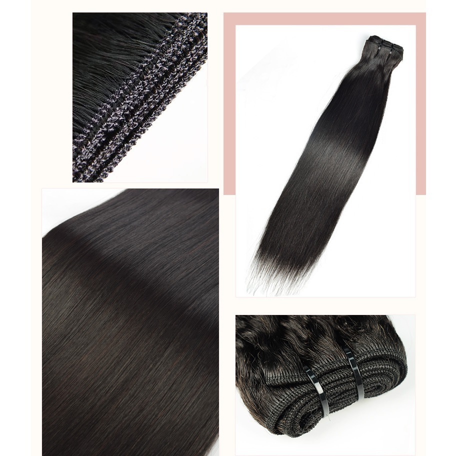 Wholesale cheap brazilian straight human hair extension bundles indian virgin remy hair pieces