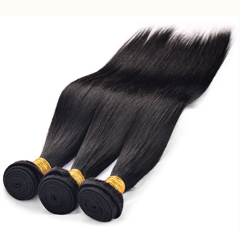 Wholesale cheap brazilian straight human hair extension bundles indian virgin remy hair pieces