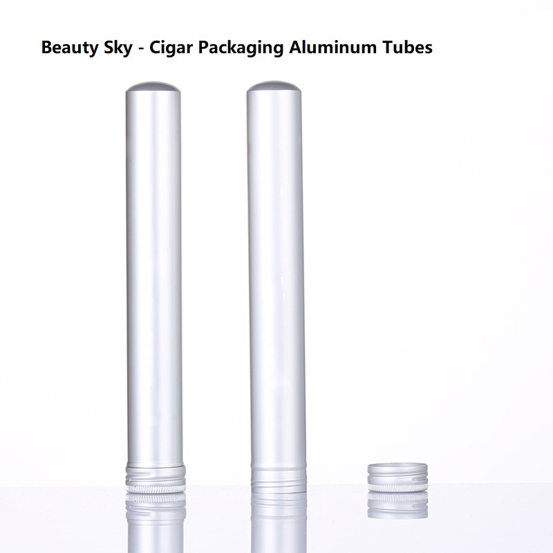 Direct Factory Wholesale Round  Metal Cigar Tubes Round Aluminum aluminium tubes with good quality