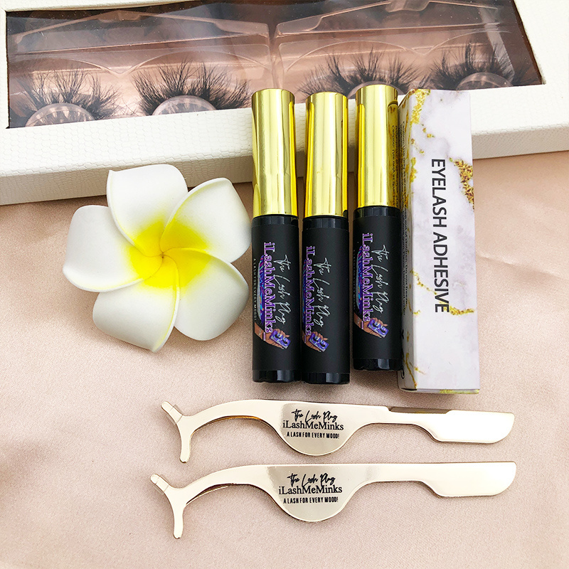 Eyelashes glue supplier with customized packaging lashes glue latex free waterproof lash glue lash adhesive