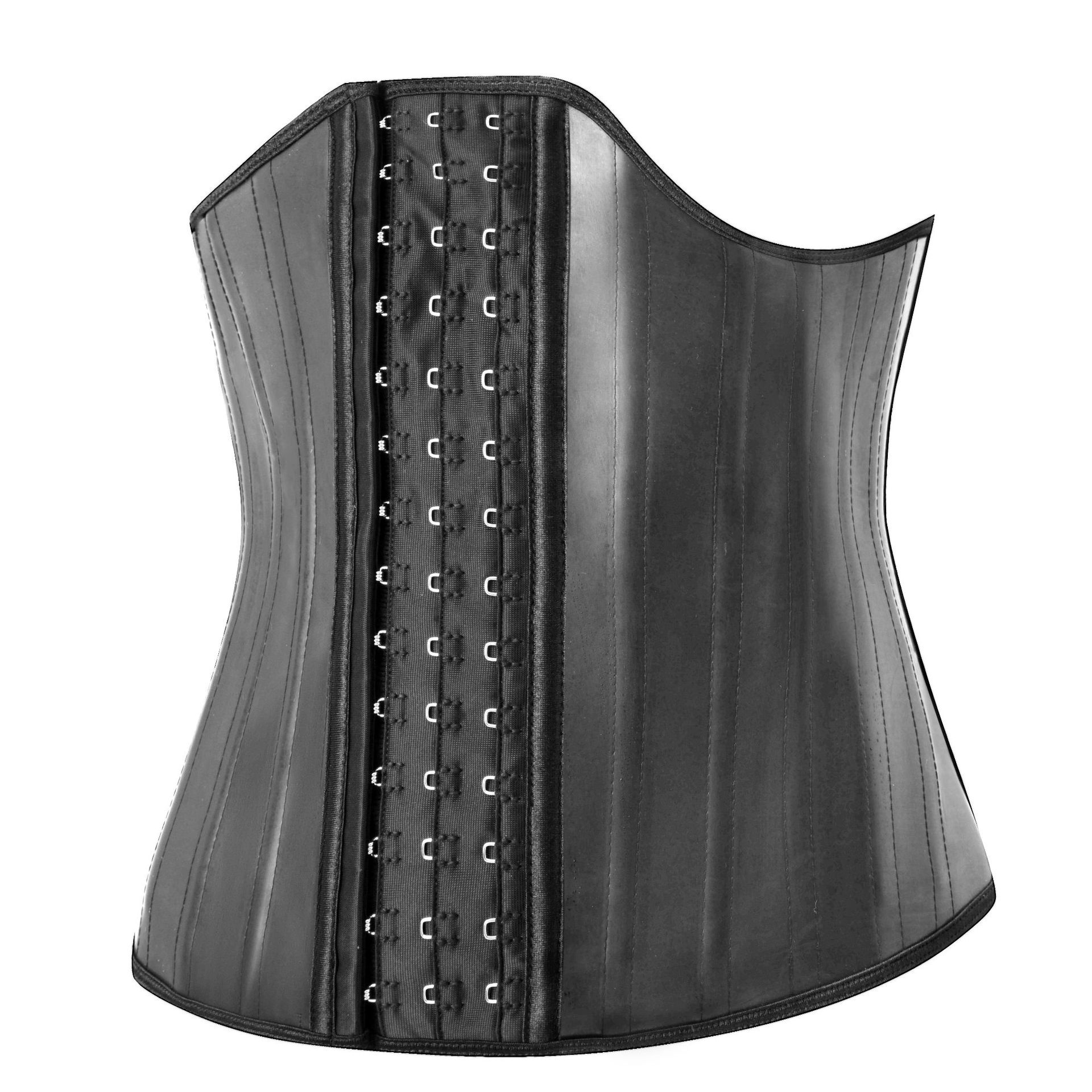 Wholesale Belly Slimming Sheath Colombian Fajas 25 Steel Bone Latex Waist Trainer Corset With Chest holder