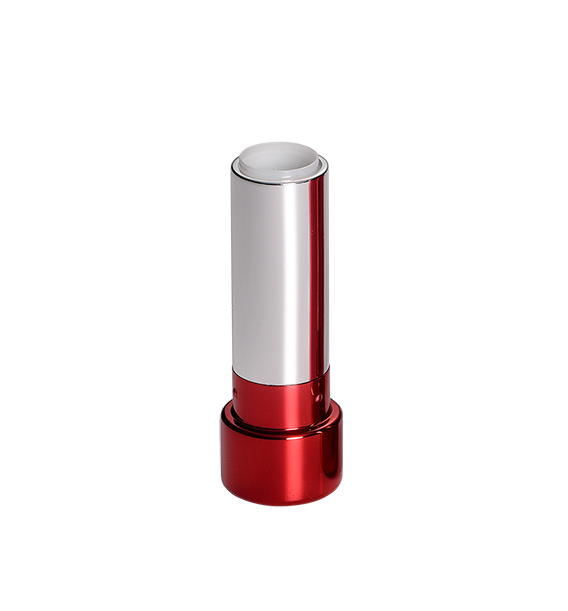 OEM 5ml Custom Classical High-grade aluminum round Red Empty Lipstick Tube Vintage Lipstick Case