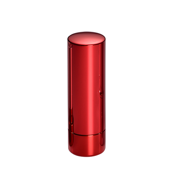 OEM 5ml Custom Classical High-grade aluminum round Red Empty Lipstick Tube Vintage Lipstick Case