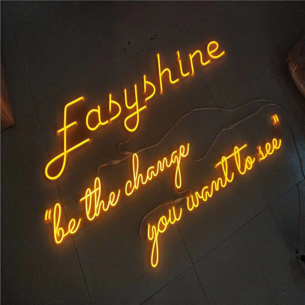 Professional factory custom made advertising led neon light box signs led neon light up letters