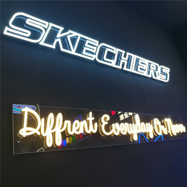 Professional factory custom made advertising led neon light box signs led neon light up letters