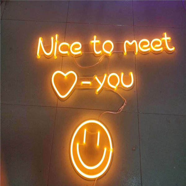 Professional factory custom made advertising led neon light box signs led neon light up letters