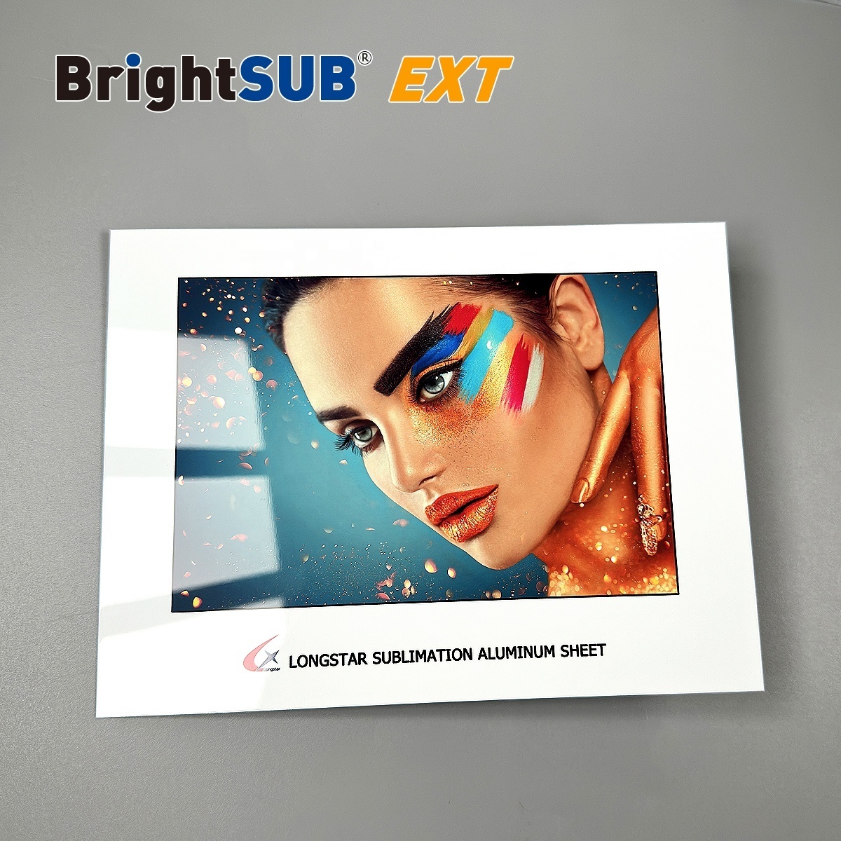 Longstar BrightSUB Sublimation aluminum SCX-SA200 brushed silver sublimation metal Heat transfer printing photo blank sublimable