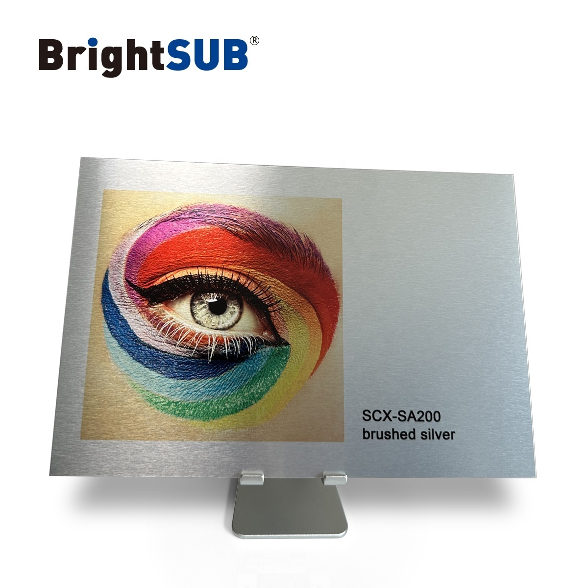 Longstar BrightSUB Sublimation aluminum SCX-SA200 brushed silver sublimation metal Heat transfer printing photo blank sublimable