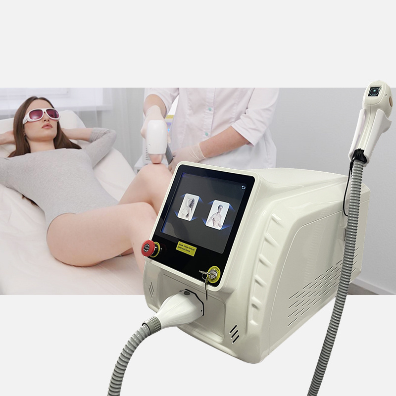 In Stock Hot Dual Heads Ice Ce Hair Removal Diode Laser 1600-2000w 755 808 1064nm 3 Wave